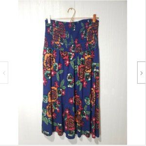 Fossil Floral Strapless Dress